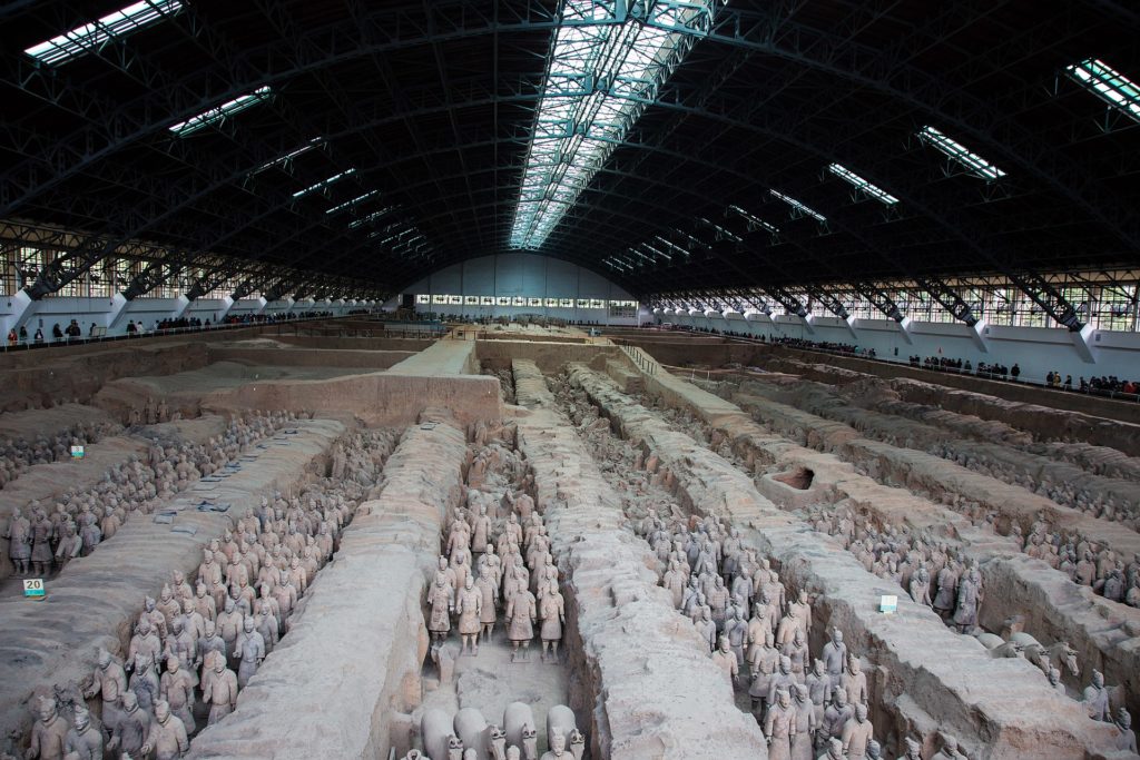 Pit 1 of the Terracotta army.