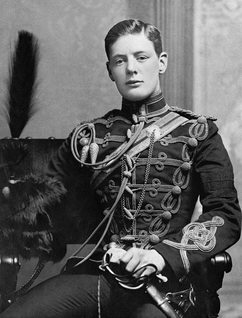 Win Churchill in his military dress uniform