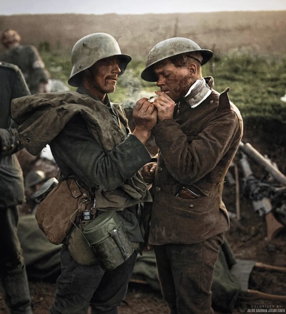 world war 2 german soldiers in color