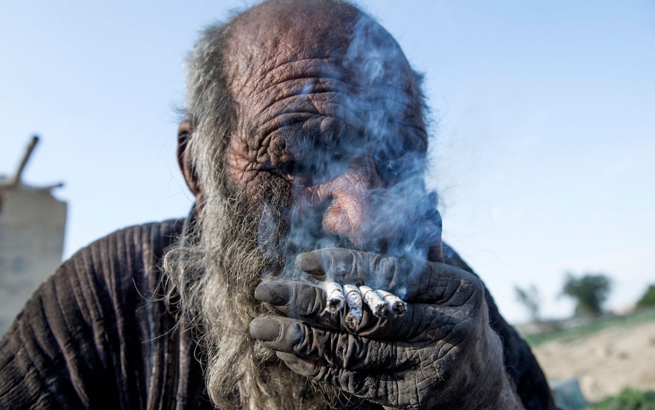 Amou Haji: The man who didn’t shower for 67 years